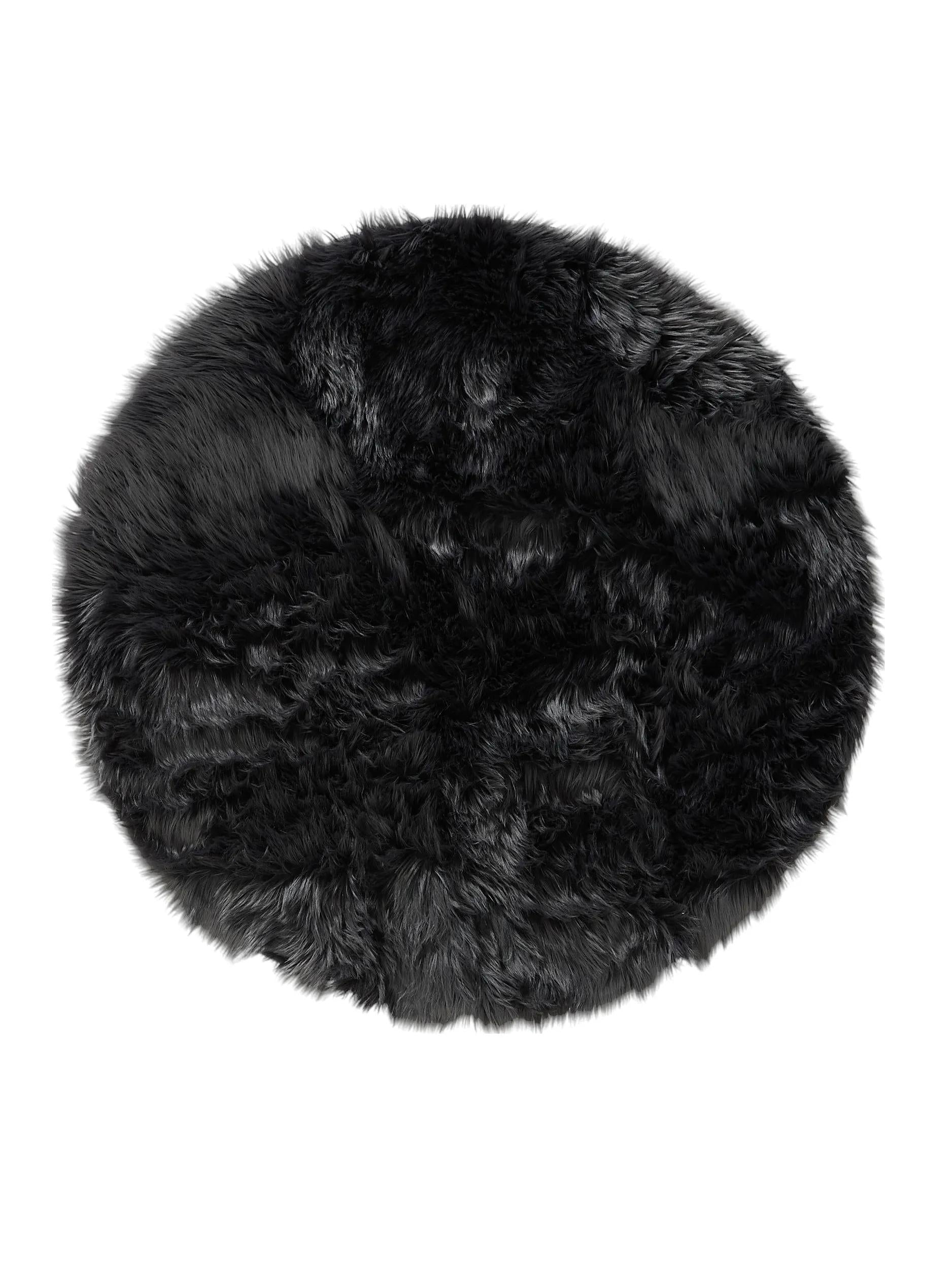 Washable Shaggy Rug Nanuk Charcoal