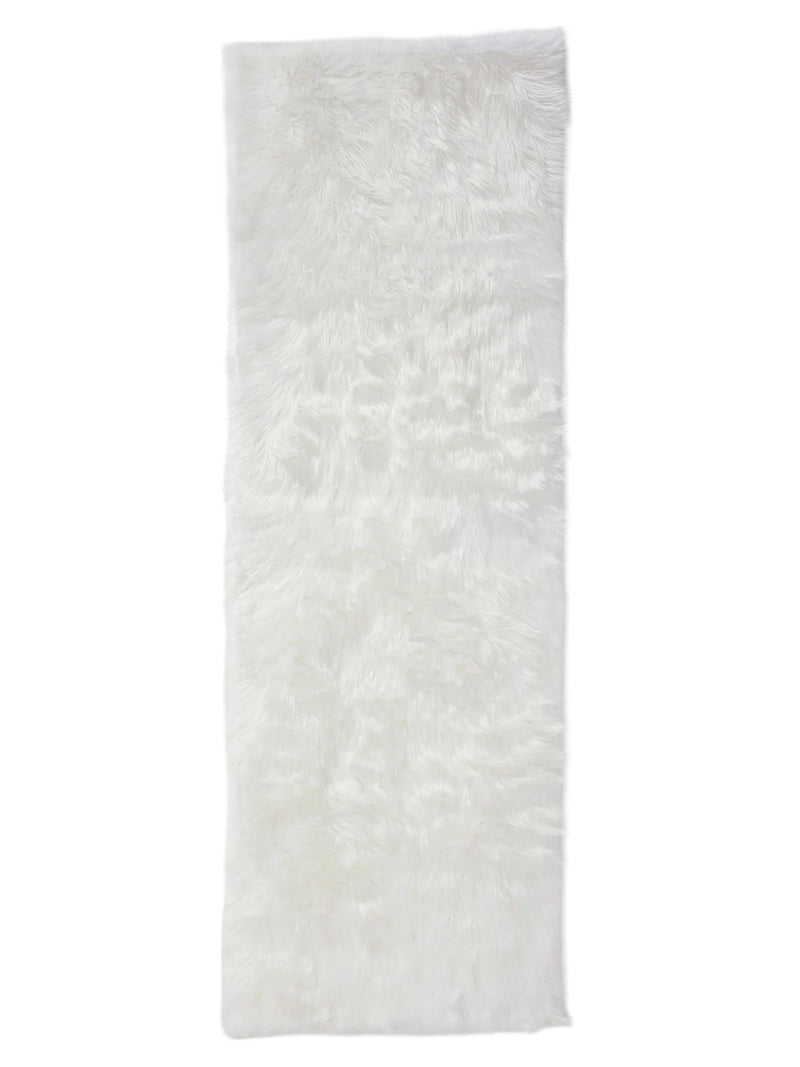 Washable Shaggy Rug Nanuk White