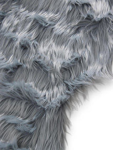 Alfombra peluda lavable Nanuk azul