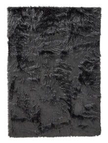 Tapis Shaggy Lavable Nanuk Charbon