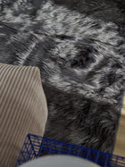 Tapis Shaggy Lavable Nanuk Charbon