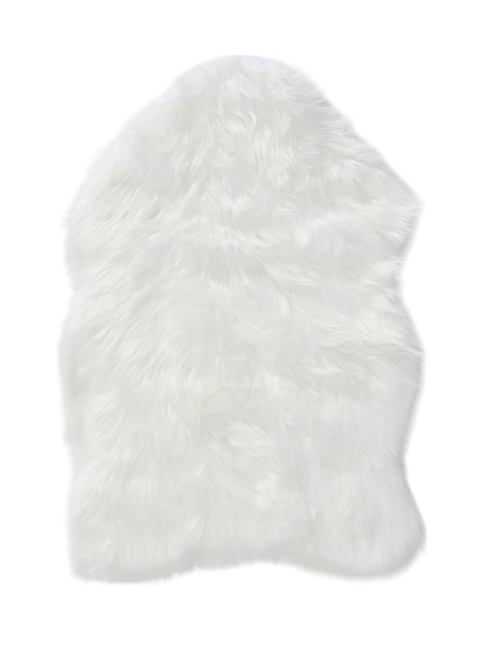 Washable Shaggy Rug Nanuk White