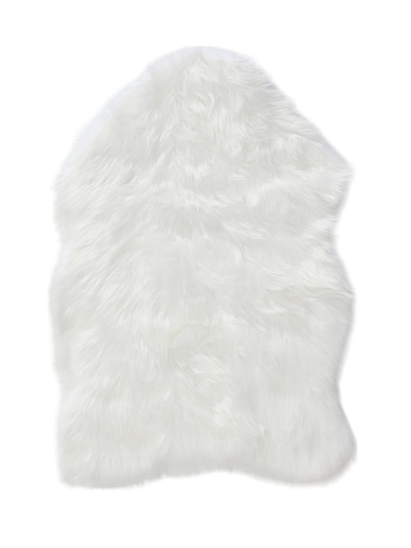 Washable Shaggy Rug Nanuk White
