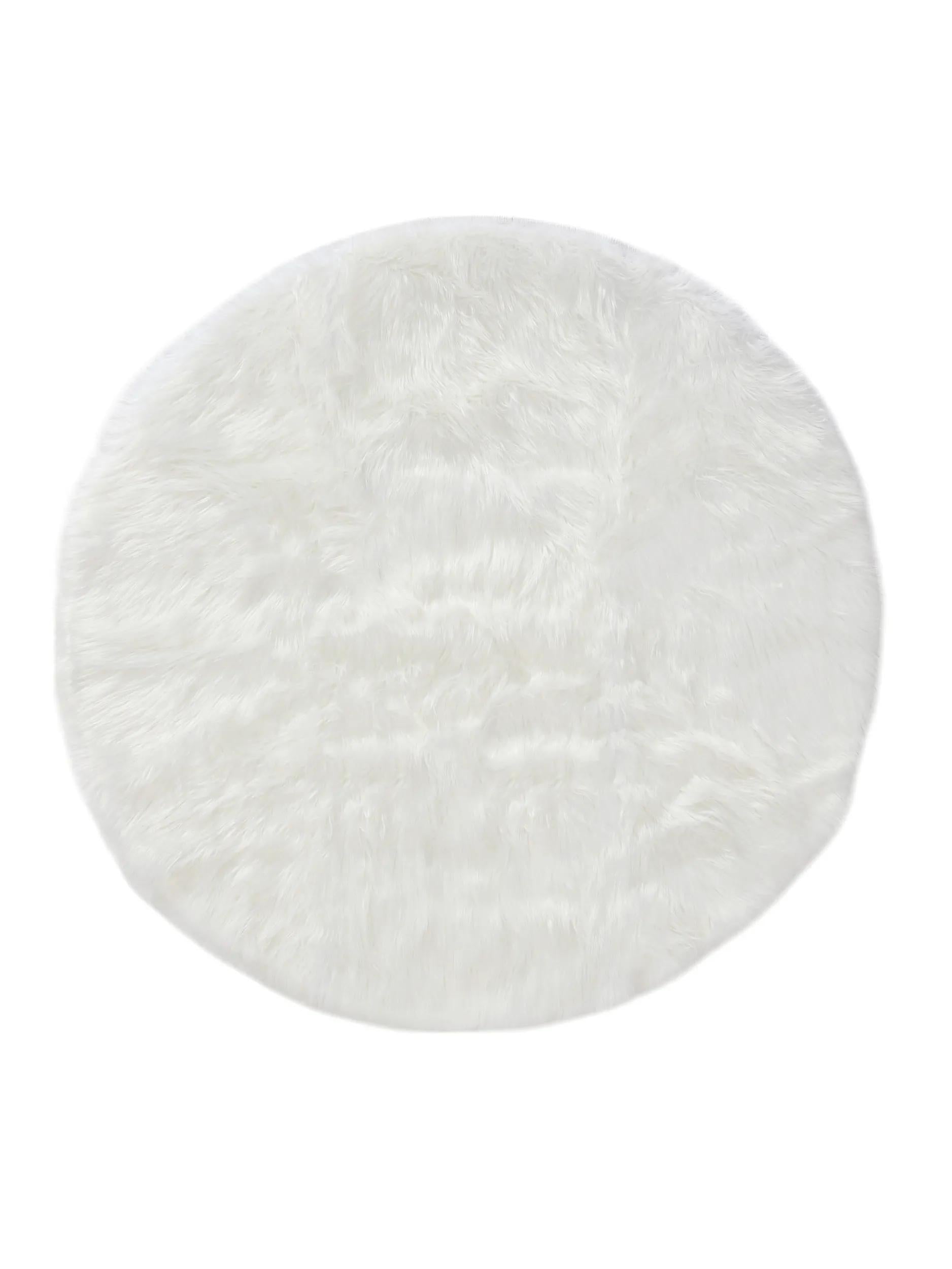 Washable Shaggy Rug Nanuk White