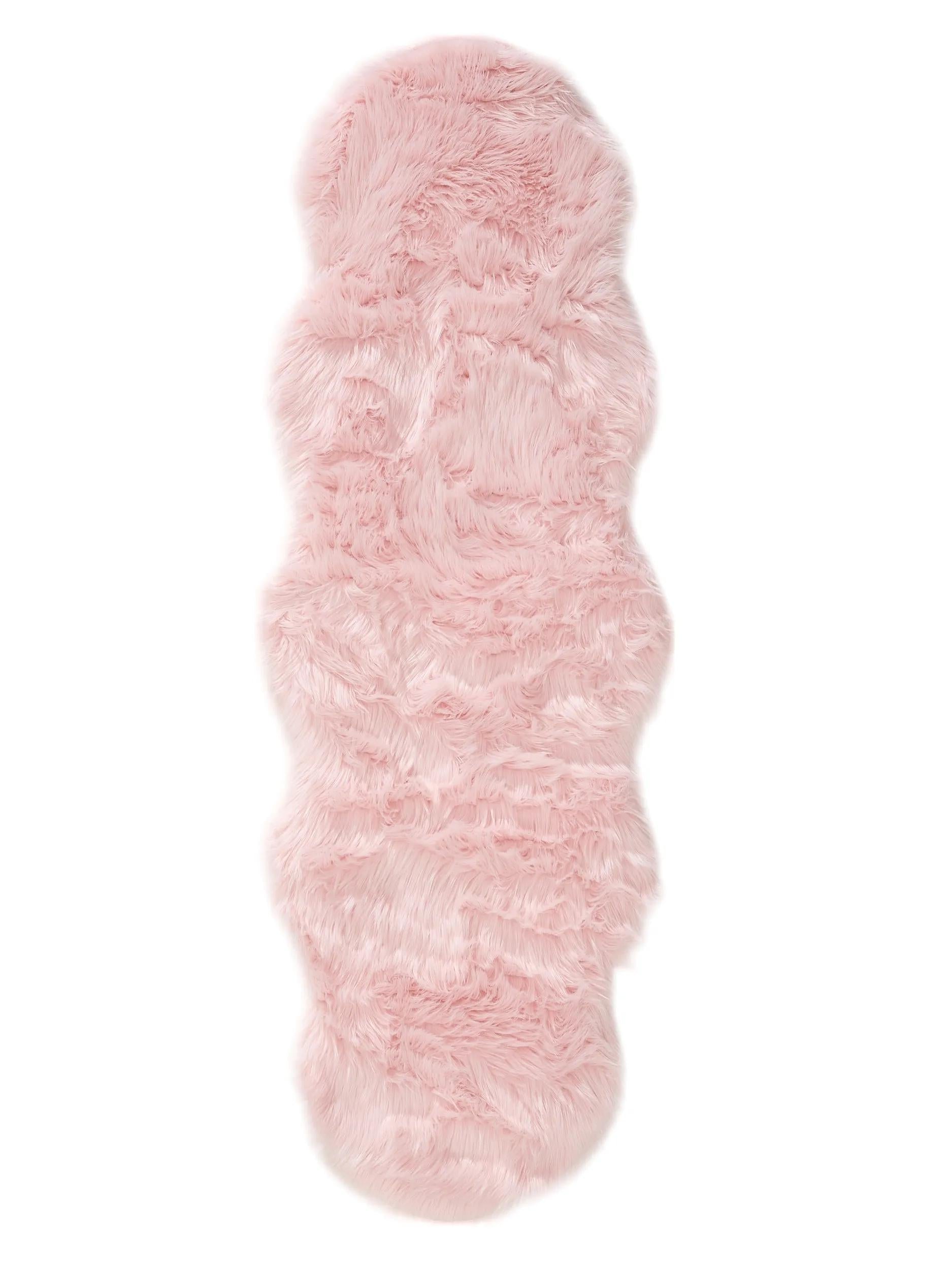 Washable Shaggy Rug Nanuk Pink