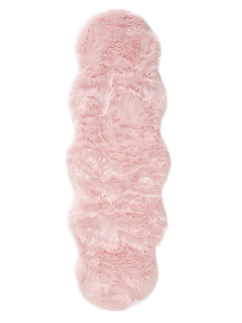 Washable Shaggy Rug Nanuk Pink