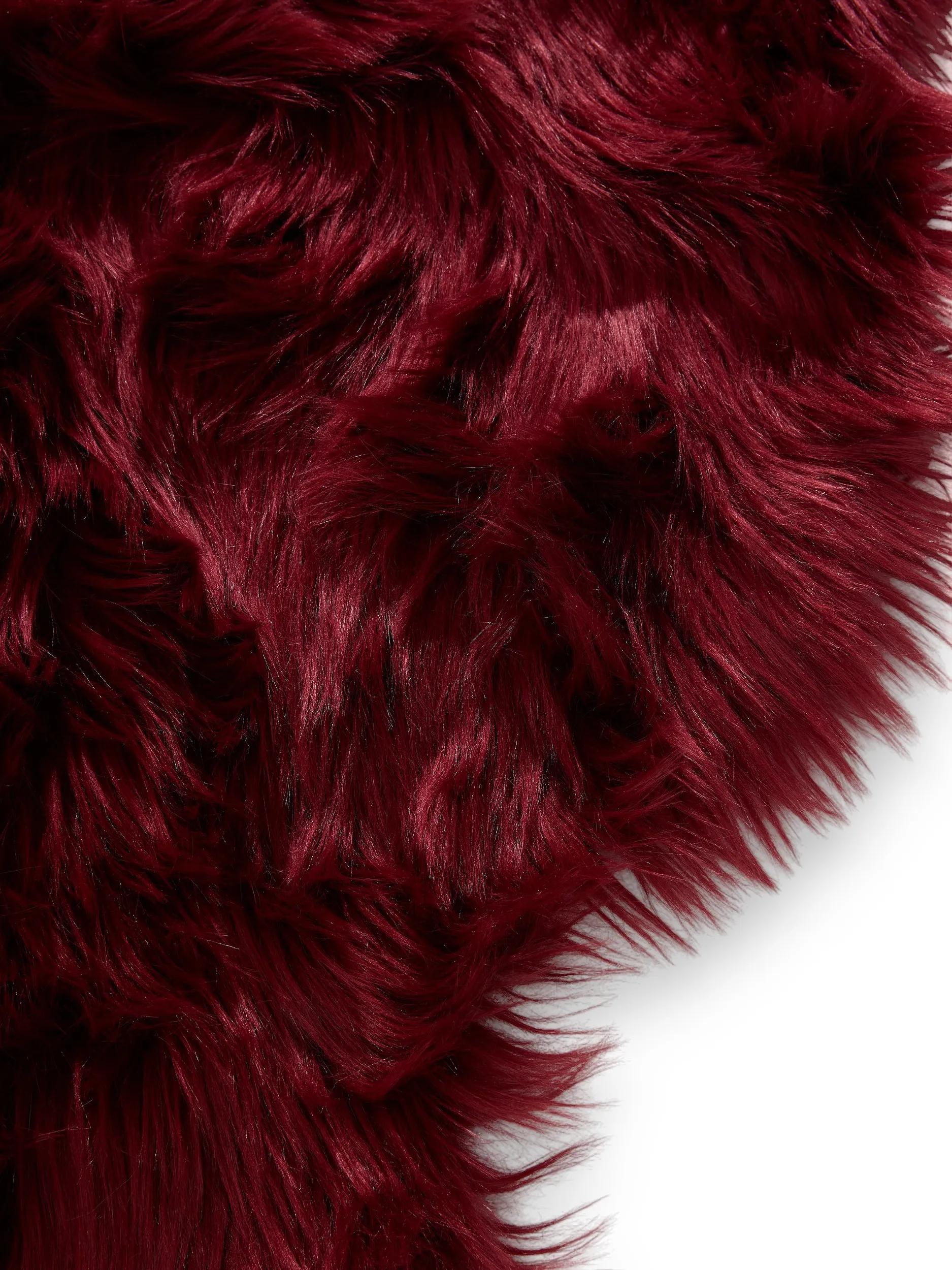Washable Shaggy Rug Nanuk Bordeaux
