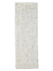 Washable Shaggy Rug Nanuk Black/White