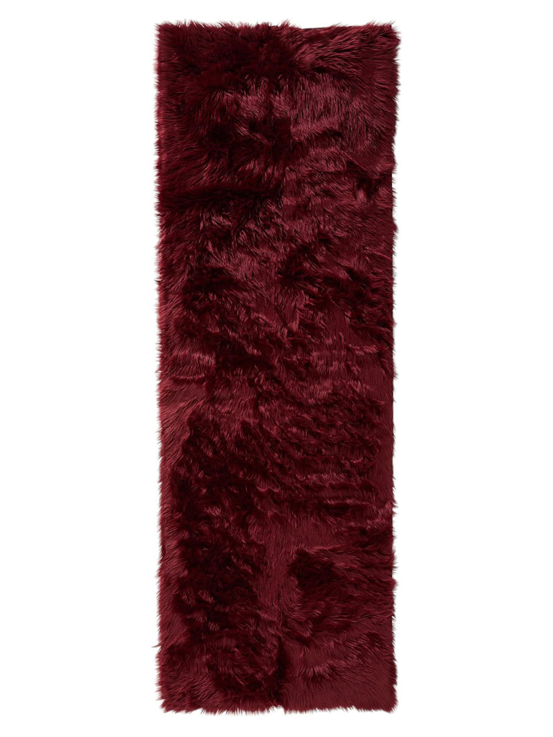 Washable Shaggy Rug Nanuk Bordeaux