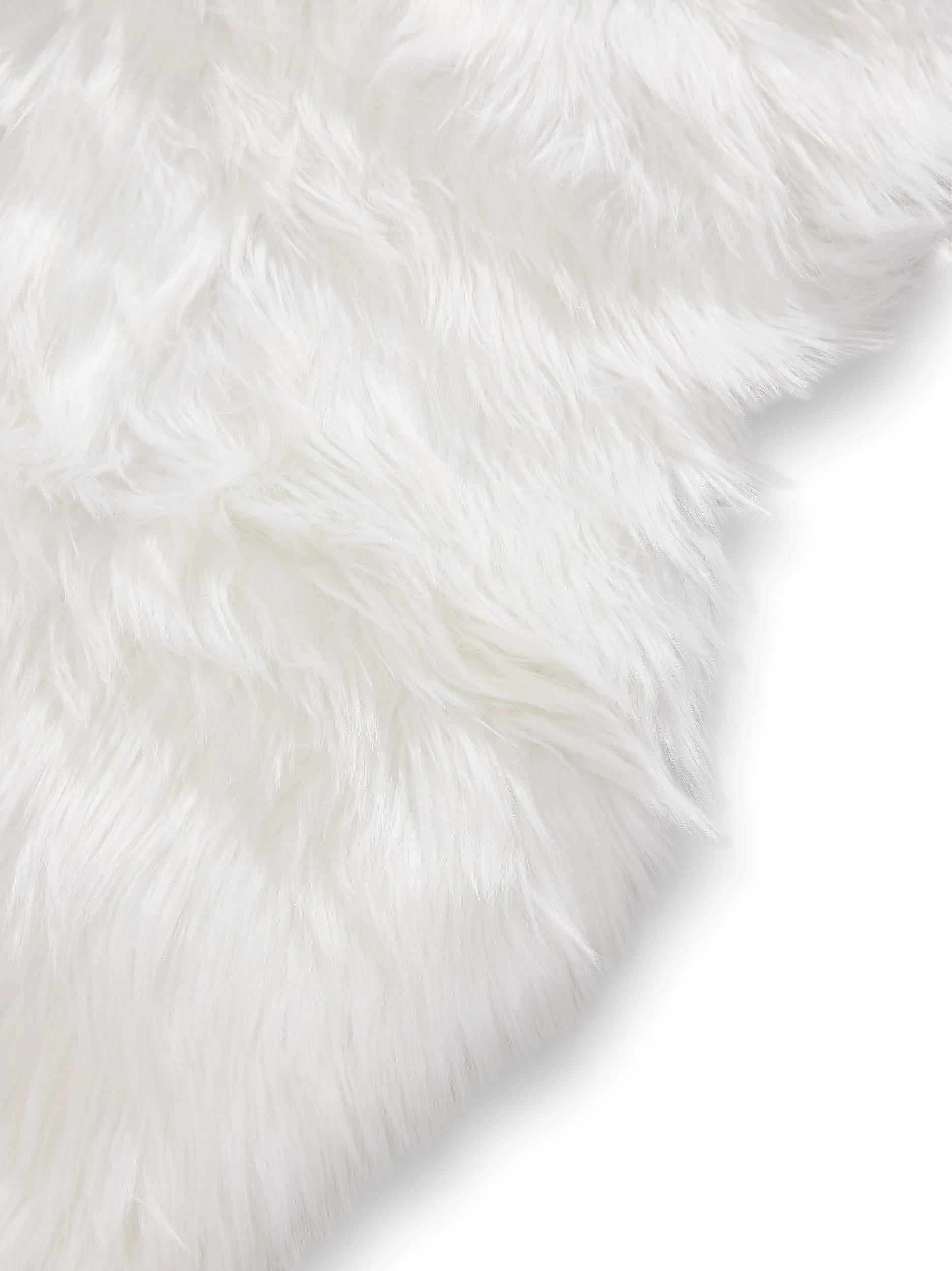 Washable Shaggy Rug Nanuk White