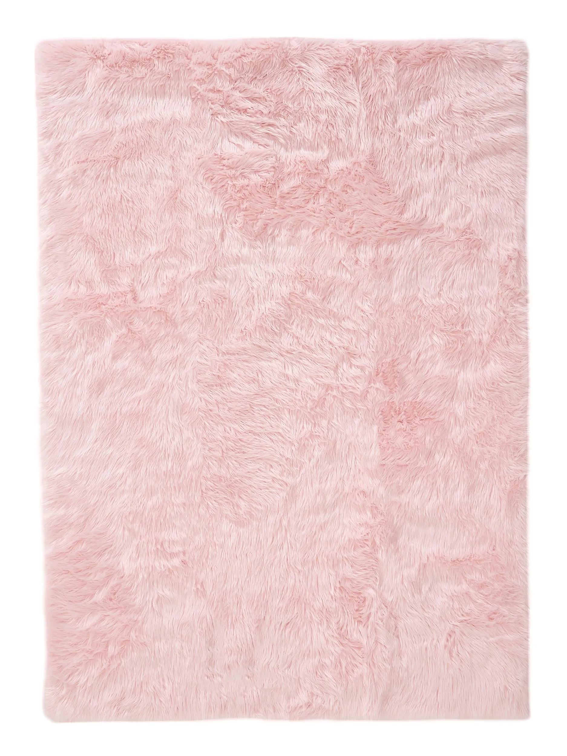 Washable Shaggy Rug Nanuk Pink