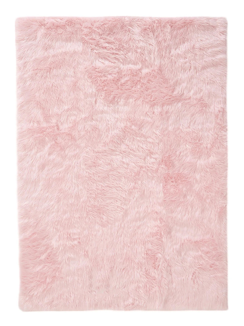Washable Shaggy Rug Nanuk Pink