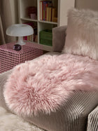 Tapis Shaggy Lavable Nanuk Rose
