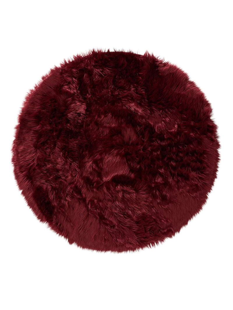 Washable Shaggy Rug Nanuk Bordeaux