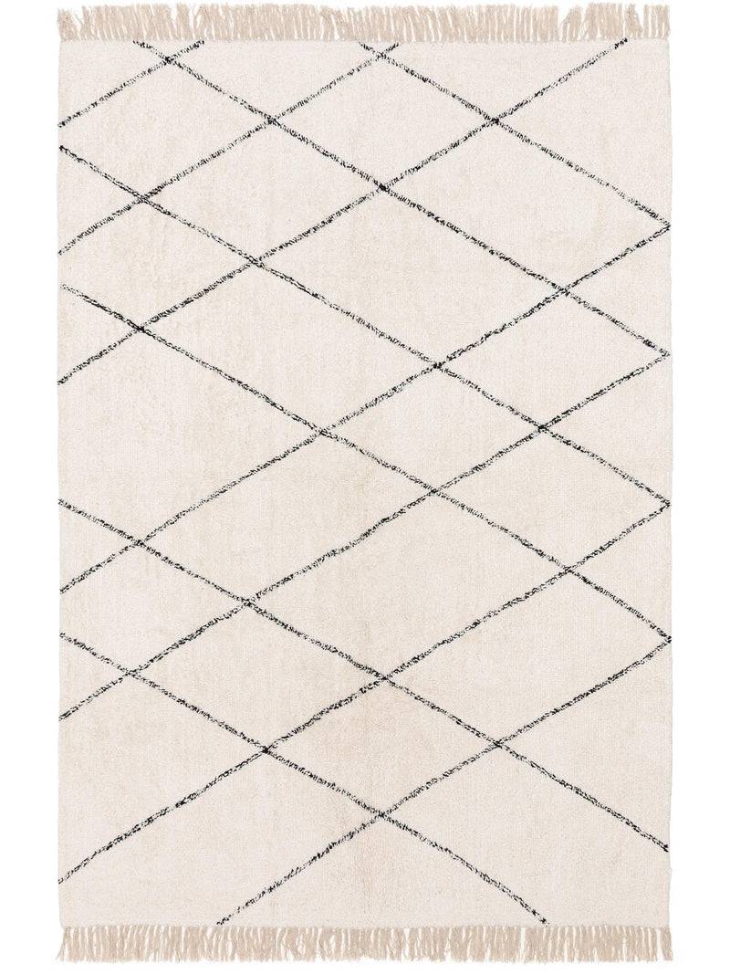 Washable Cotton Rug Naomi Cream
