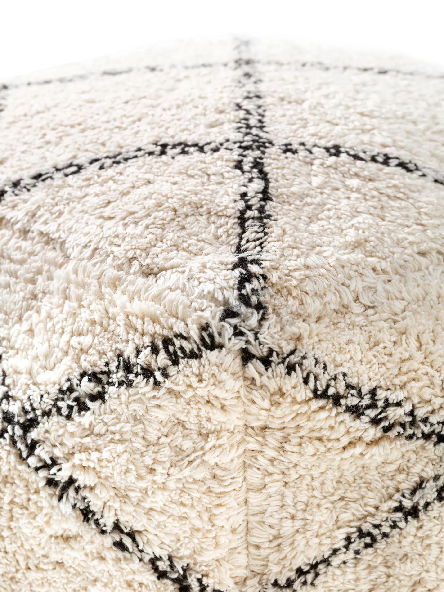 Pouf Naomi Cream