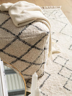 Pouf Naomi Cream