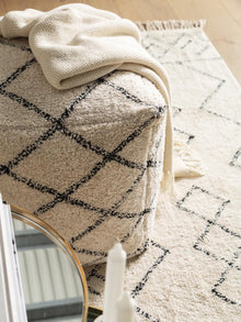 Pouf Naomi Cream