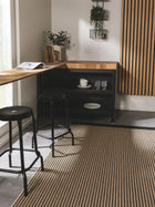 In- & Outdoor Teppich Naoto Beige/Schwarz
