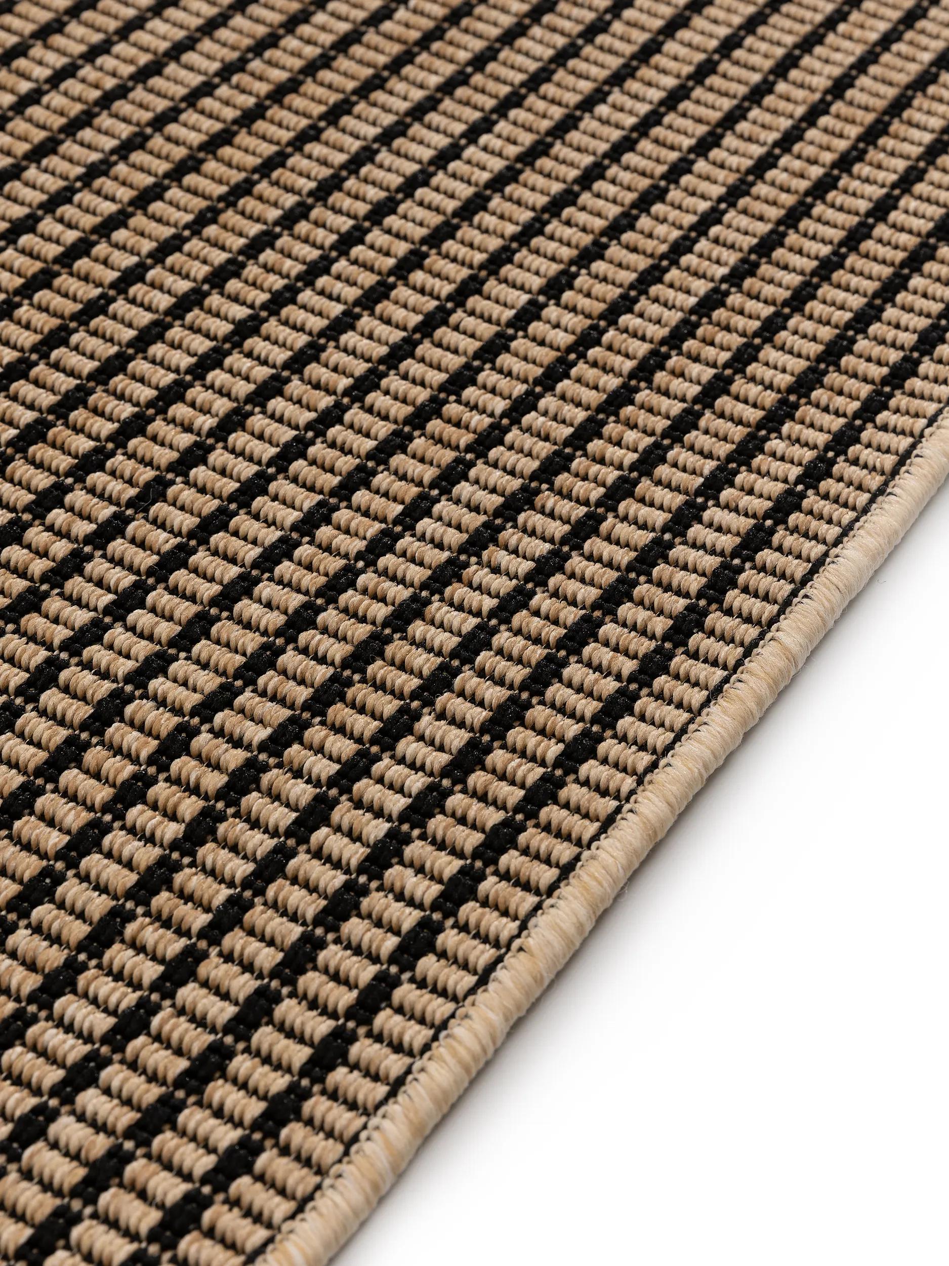 In- & Outdoor Teppich Naoto Beige/Schwarz