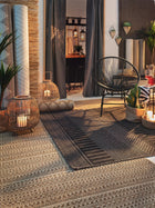 In- & Outdoor Rug Naoto Beige/Black