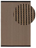In- & Outdoor Teppich Naoto Beige/Schwarz