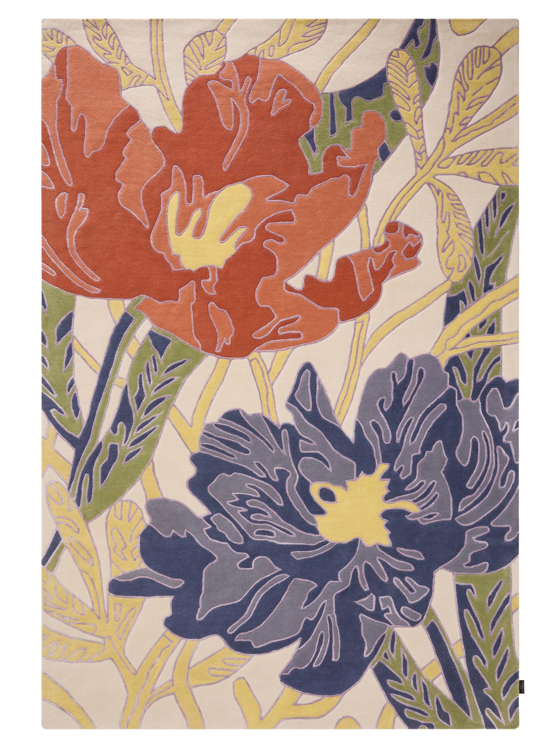 Wool Rug Narciso Multicolour/Purple