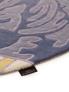 Round Wool Rug Narciso Multicolour/Purple