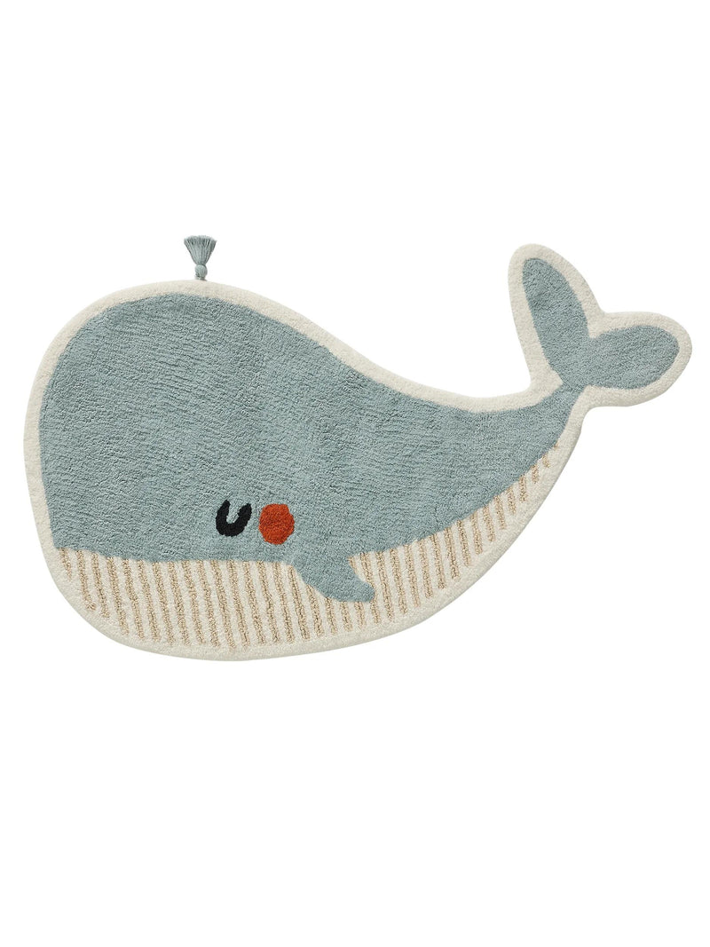 Washable Kids Rug Narius Light Blue