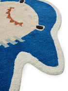 Washable Kids Rug Narius Blue