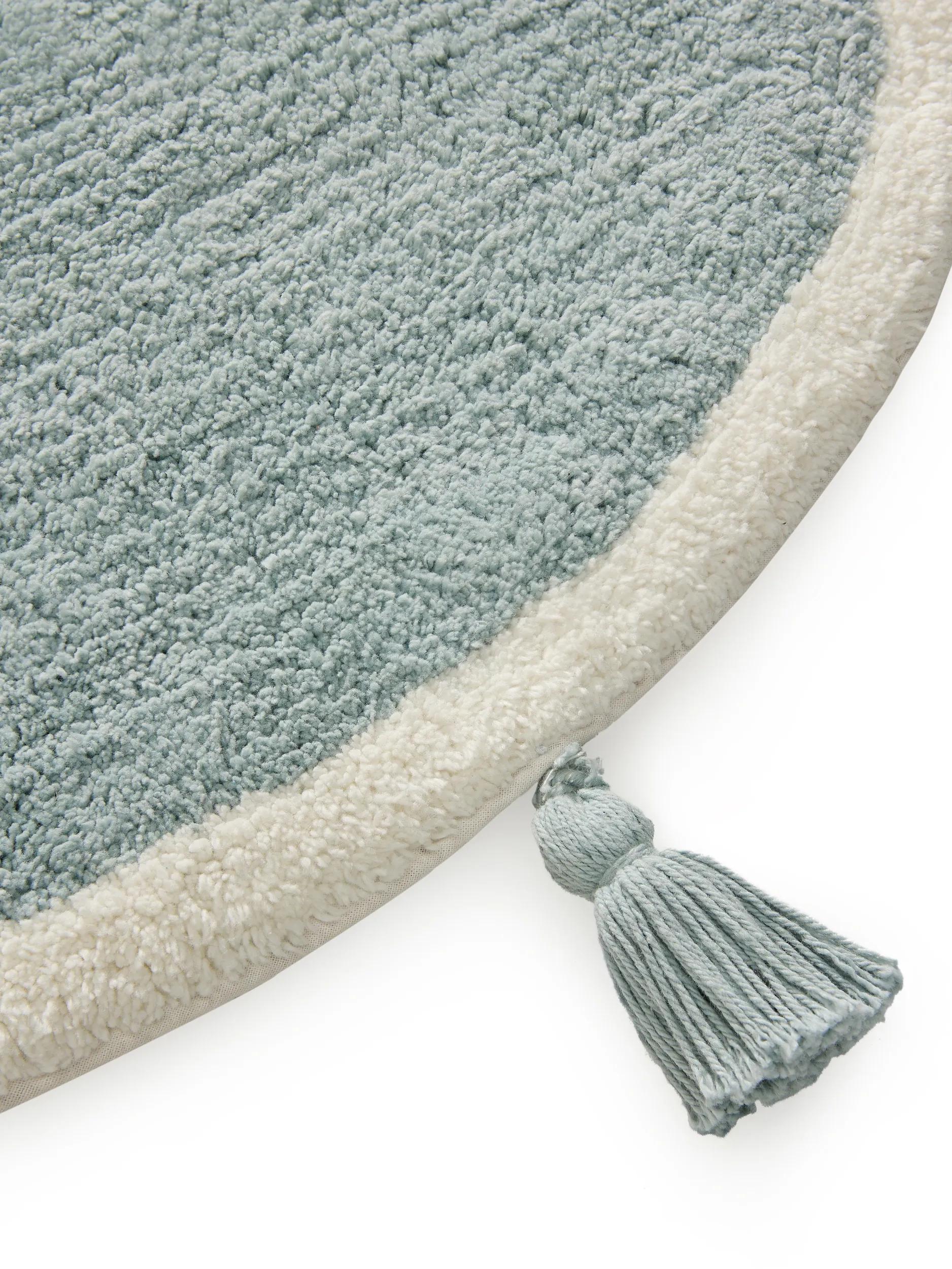 Washable Kids Rug Narius Light Blue