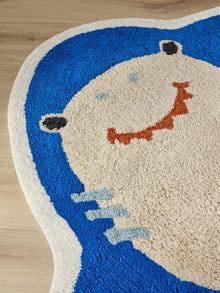 Washable Kids Rug Narius Blue