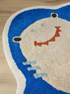Washable Kids Rug Narius Blue