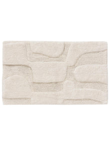 Bath Rug Nehir White