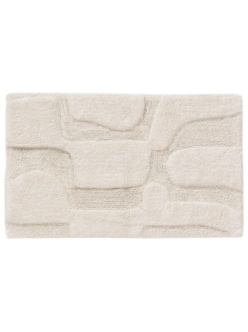 Bath Rug Nehir White