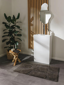 Bath Rug Nehir Grey