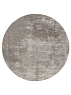 Viscose Rug Round Nela Grey