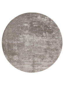 Viscose Rug Round Nela Grey