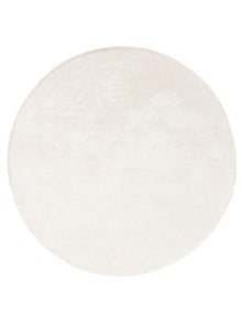 Viscose Rug Round Nela Ivory