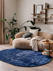 Viscose Rug Nela Blue