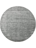 Viscose Rug Round Nela Light Blue