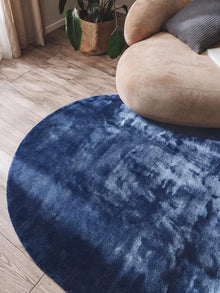 Viscose Rug Nela Blue