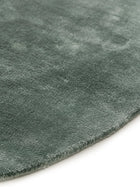 Viscose Rug Oval Nela Light Green