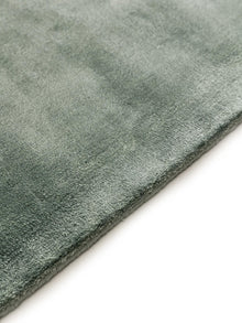 Alfombra de viscosa Nela verde claro