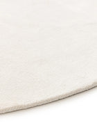 Viscose Rug Round Nela Ivory