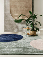 Viscose Rug Nela Blue