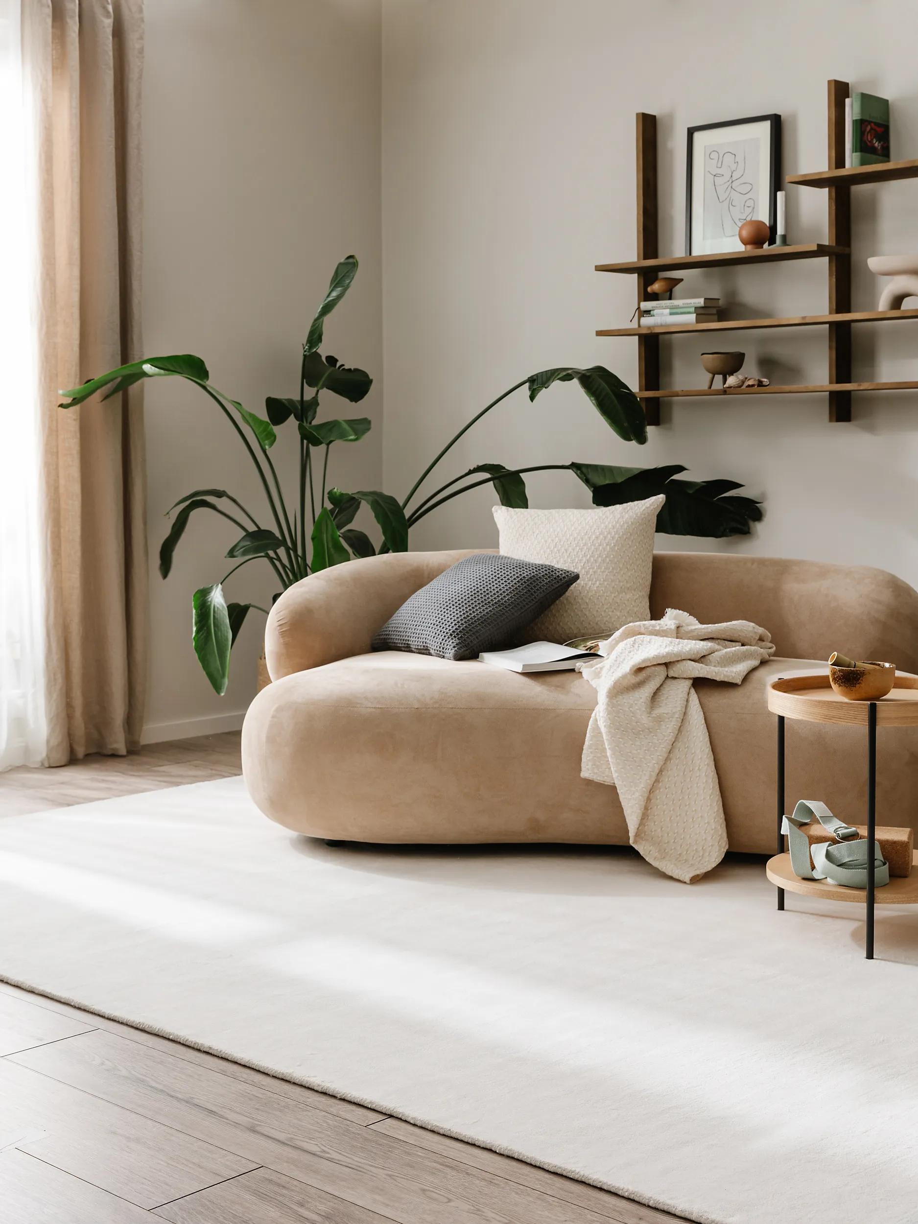 Viscose Rug Nela Ivory