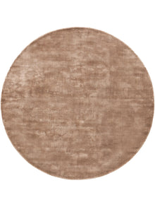 Viscose Rug Round Nela Taupe