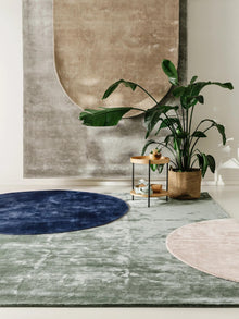 Viscose Rug Nela Blue