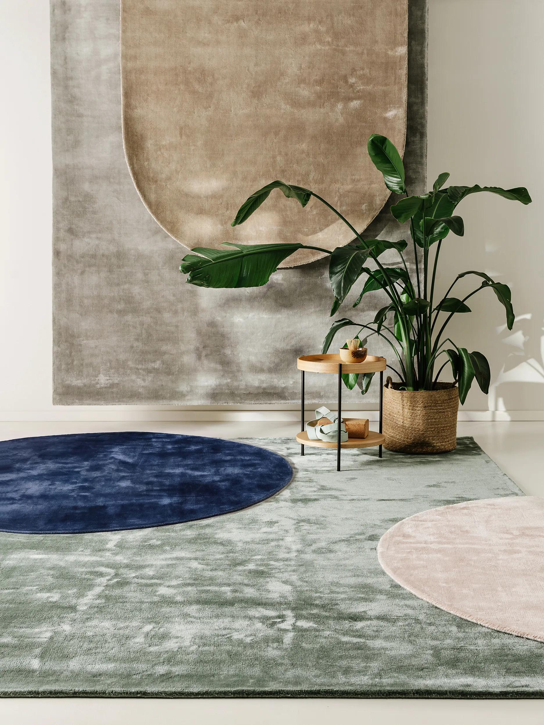 Viscose Rug Nela Blue